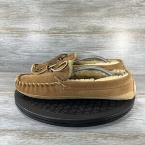 L.L. Bean Kids Wicked Good Brown Suede Moccasins Size 6